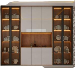 crockery cabinet design in delhi